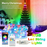 Smart App-Controlled Christmas Light String Decorations
