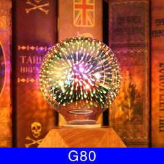 LED 3D Fireworks Bulb - Christmas Decorative Lighting