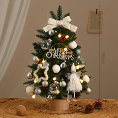 Festive Christmas Tree with Lights - Multiple Sizes and Styles
