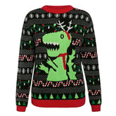 Unisex O-Neck Christmas Sweater in Luxurious Silk Fabric