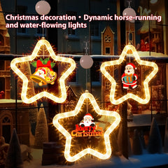 LED Christmas Star Lights for Windows & Doors Decor
