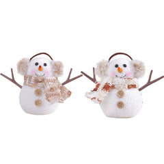 Luminous Christmas Ice Man Ornaments with Scarf Styles