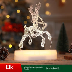 3D Acrylic LED Night Light - Perfect for Holidays & Gifts