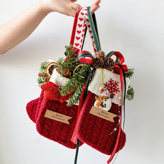 Festive Christmas Stockings Set: Snowman, Bells & More