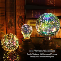 LED 3D Fireworks Bulb - Christmas Decorative Lighting