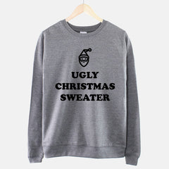 Women's Funny Bah Humbug Holiday Ugly Christmas Sweater