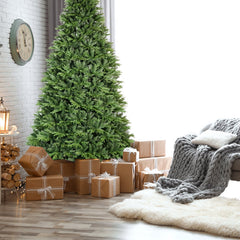 Green PE/PVC Hybrid Christmas Tree with 856-3135 Tips