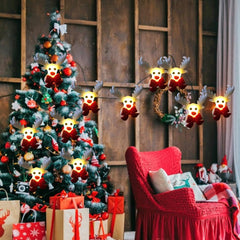 Festive Christmas Snowman String Lights for Indoor & Outdoor