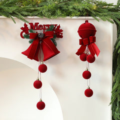 Scandinavian Flocking Christmas Tree and Home Décor Ornaments