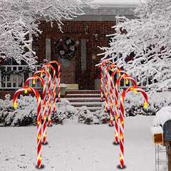Solar-Powered Snowflake Garden Lights - Waterproof & Durable