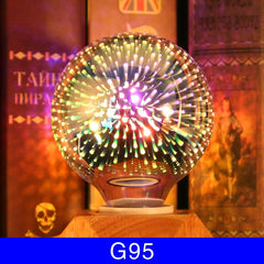 LED 3D Fireworks Bulb - Christmas Decorative Lighting