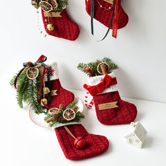Festive Christmas Stockings Set: Snowman, Bells & More