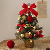 Festive Christmas Tree with Lights - Multiple Sizes