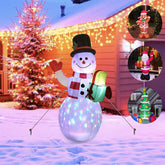 LED Christmas Inflatable Santa Snowman Tree Yard Decor