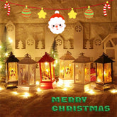 Santa Claus LED Oil Lamp - Festive Christmas Decor Light