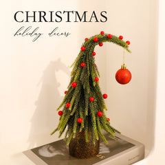 DIY Wry Neck Christmas Tree Ornaments - Red 25cm & 30cm