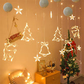 Christmas LED Suction Cup Lights - Santa, Elk & Snowman