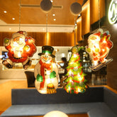 LED Suction Cup Christmas Window Lights - Festive Decor