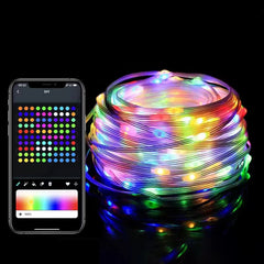 Smart App-Controlled Christmas Light String Decorations