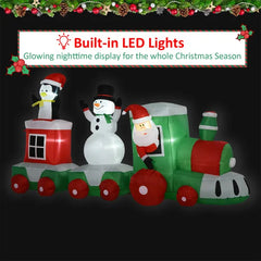 Festive Christmas Inflatables with LED Lights - Outdoor Decor