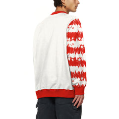 Men's Christmas Tree Striped Sweater with Digital Print Design