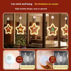 LED Christmas Star Lights for Windows & Doors Decor