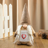 Faceless Christmas Goblin Doll Decoration - Modern Art Style