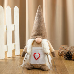 Faceless Christmas Goblin Doll Decoration - Modern Art Style