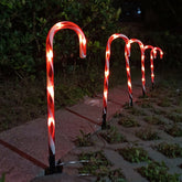 Solar Cane String Lights for Christmas Decorations 47CM