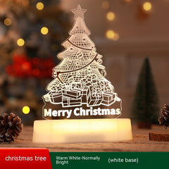 3D Acrylic LED Night Light - Perfect for Holidays & Gifts