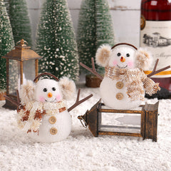 Luminous Christmas Ice Man Ornaments with Scarf Styles