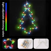 Christmas Tree Lantern Lights: Battery, Waterproof, 8 Modes