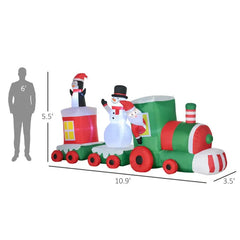 Festive Christmas Inflatables with LED Lights - Outdoor Decor