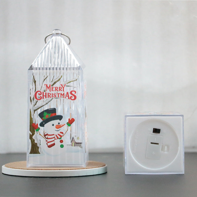 Festive LED Night Lights – Santa & Snowman Christmas Decor