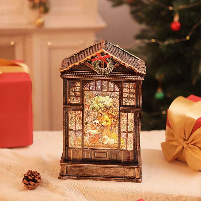 LED Christmas Music Box Lamp & Decoration Gift