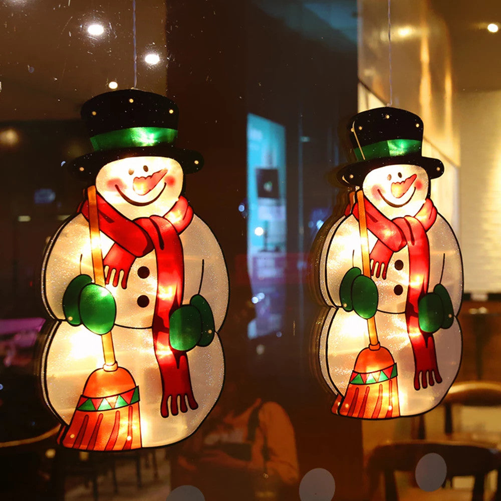 Santa Claus LED Suction Cup Window Lights Christmas Decor