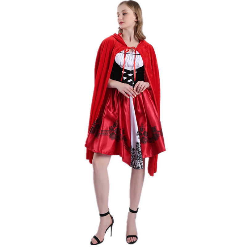 Kids Red Riding Hood Costume with Cape