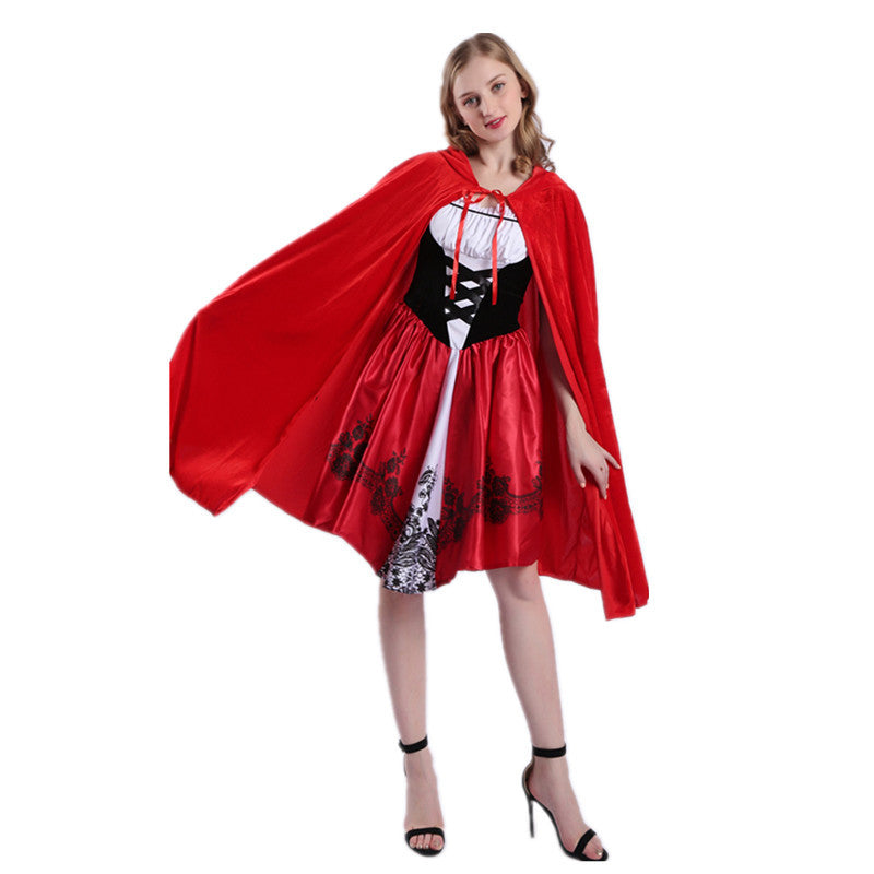 Kids Red Riding Hood Costume with Cape