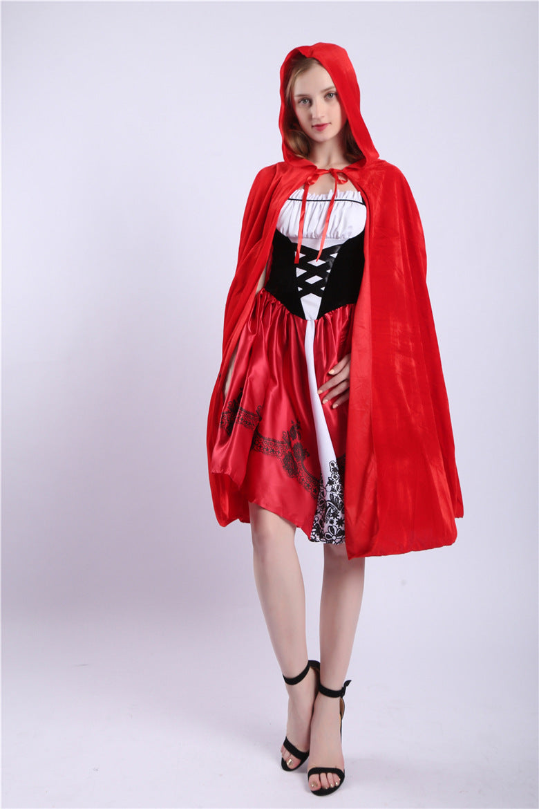 Kids Red Riding Hood Costume with Cape
