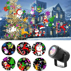 Christmas LED Snowflake Projector Light Outdoor Decor 2023