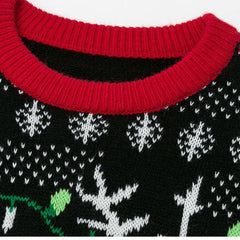 Unisex O-Neck Christmas Sweater in Luxurious Silk Fabric