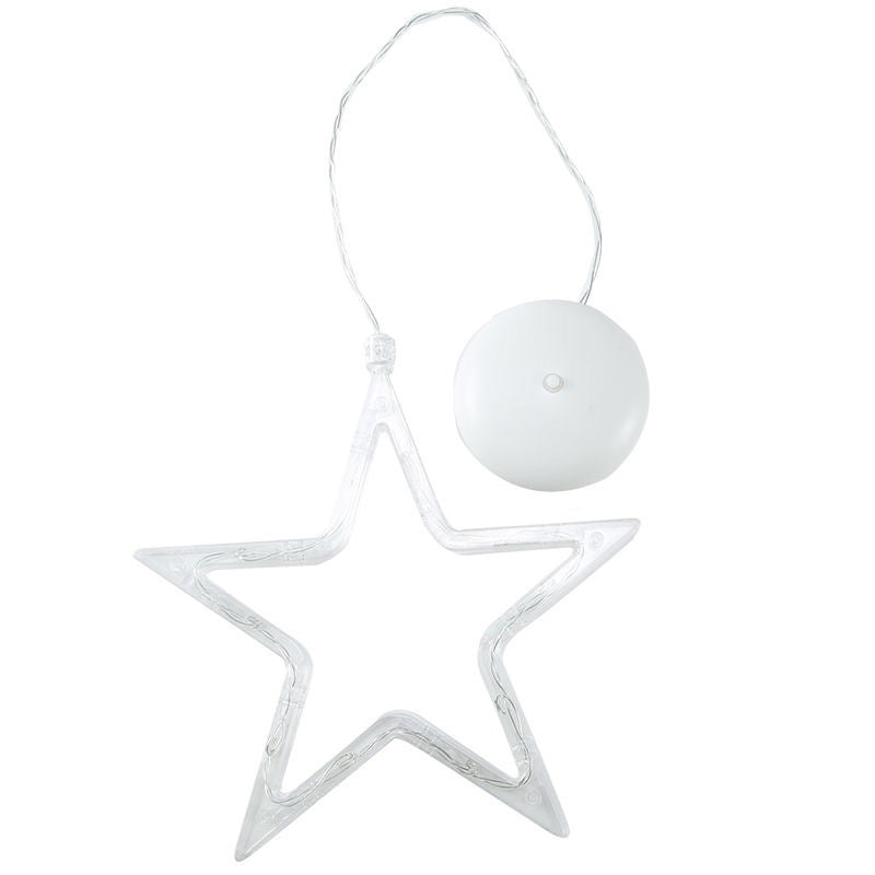 Christmas LED Suction Cup Lights - Santa, Elk & Snowman