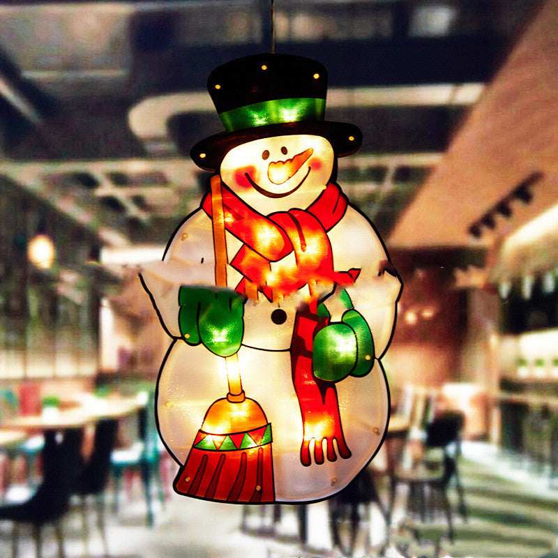 Santa Claus LED Suction Cup Window Lights Christmas Decor