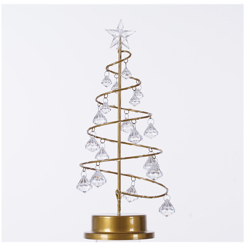Crystal LED Christmas Tree Fairy Lights - Battery Operated