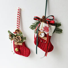 Festive Christmas Stockings Set: Snowman, Bells & More