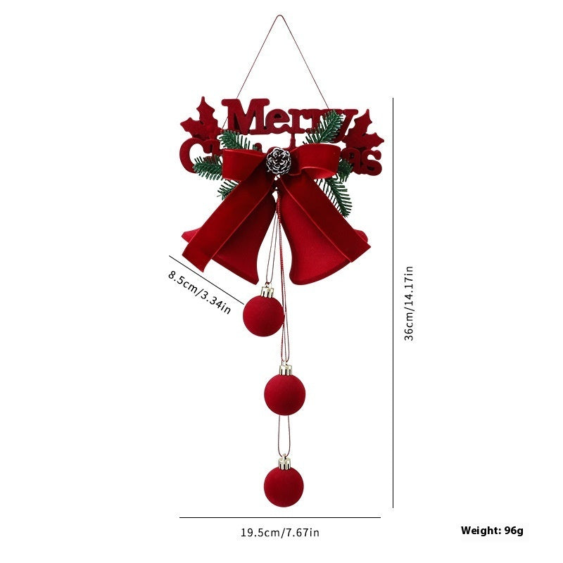Scandinavian Flocking Christmas Tree and Home Décor Ornaments