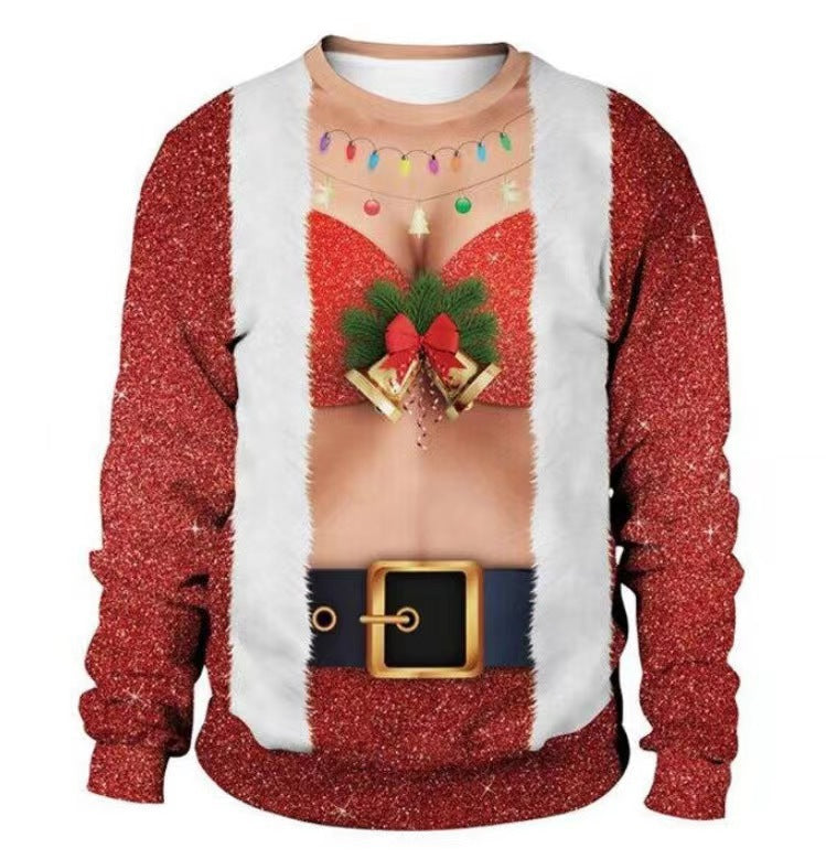 Men's 3D Christmas Sweater - Multiple Sizes & Soft Holiday Pullover