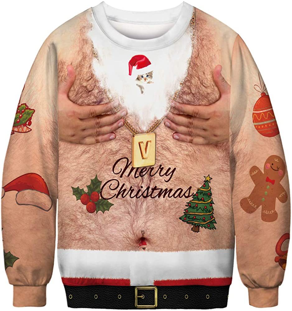 3D Printed Christmas Sweater - Cozy Winter Pullover