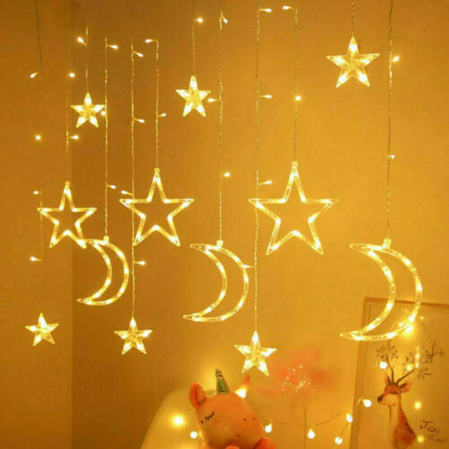 LED Fairy String Curtain Lights for Christmas & Home Decor