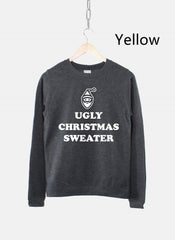 Women's Funny Bah Humbug Holiday Ugly Christmas Sweater
